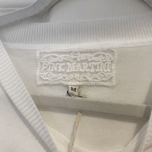 Pink Martini Amor Love White Cozy Sweater Jumper New NWT Medium Sold Out! - Picture 6 of 8